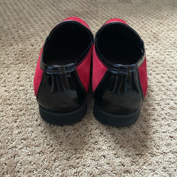 Men’s Red Dress Loafer Tux Shoes - Picture 5 of 6